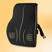 1 - betterhood Back Support Cushion,  Black  for Chair 