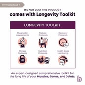 7 - betterhood Coccyx Back Support & Seat Cushion Combo,  Grey  for Chair 