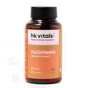 2 - HealthKart HK Vitals Multivitamin with Zinc & Vitamin C, 90 tablet(s) Unflavoured
