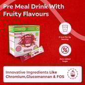 5 - GoFigure Pre Meal Supplement Powder Shot,  21 sachets/pack  Strawberry & Kiwi 