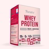 1 - TruNativ Pro Blend Whey Protein,  6 sachets/pack  Strawberry 