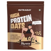 1 - Nutrabay High Protein Oats,  750 g  Dark Chocolate 