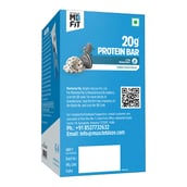 6 - MuscleBlaze Protein Bar (20 gm Protein),  6 bar(s)  Cookies & Cream 