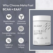 3 - DR. HARLE Meta Fuel BCAA-EAA,  0.55 lb  83 Servings  Fruit Punch 