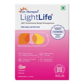 1 - Dr. Morepen LightLife Pre-Meal Nutrition,  10 sachets/pack  Fruit Punch 