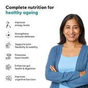 HealthKart HK Vitals Multivitamin Adults 50+,  Unflavoured  60 tablet(s)