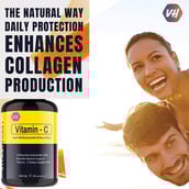 5 - Vitaminhaat Vitamin C with Bioflavonoids & Rose Hips,  60 capsules  Unflavoured 