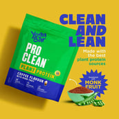 2 - Yogabar Pro Clean Plant Protein,  1.1 lb  Coffee with Monk Fruit 