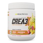 1 - Healthfarm Crea3x Pre-Workout, Fruit Punch 0.55 lb