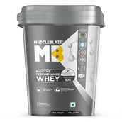 5 - MuscleBlaze Biozyme Performance Whey,  8.8 lb  Rich Chocolate 