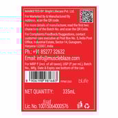 2 - MuscleBlaze WrathX Energy Drink, 335 ml Frostbyte (Pack of 6)