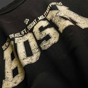 4 - MuscleBlaze B.D.S.M Oversized Tank,  Large  Black