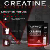 5 - Nakpro Creatine Monohydrate, Pink Guava 0.55 lb