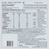 5 - Bulk Pure Whey Protein,  0.99 lb  Vanilla 