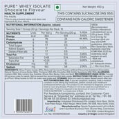 3 - Bulk Pure Whey Isolate,  0.99 lb  Chocolate 