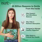 4 - INLIFE Prebiotic and Probiotics Forte Supplement,  60 capsules  Unflavoured 