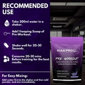 7 - Nakpro Pre-Workout, 0.55 lb Blueberry