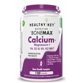 1 - HealthyHey Nutrition Calcium + Magnesium with Vitamin D3 & K2 Mk7 Bonemax,  120 capsules  Unflavoured 