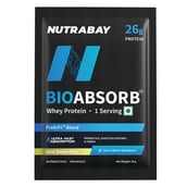 1 - Nutrabay BioAbsorb Whey Protein,  0.07 lb  Kesar Badam Pista 