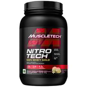 1 - MuscleTech Nitrotech 100% Whey Gold,  2.2 lb  Vanilla Cream - India 