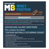 1 - MuscleBlaze Whey Protein,  2.2 lb  Cookies and Cream 
