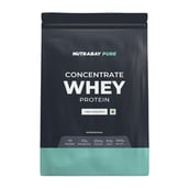 10 - Nutrabay Pure Concentrate Whey Protein,  1.1 lb  Unflavoured 