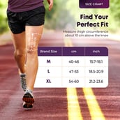 5 - betterhood Premium Knee Sleeve with with Gel Pad & Side Stabilizers,  Grey  Large 