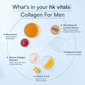 HealthKart HK Vitals Collagen for Men,  200 g  Orange