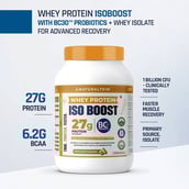 3 - NATURALTEIN Performance Series Whey Protein ISO BOOST,  2.2 lb  Pista Kulfi 