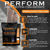 4 - Nakpro Perform Whey Protein Concentrate, 1.1 lb Vanilla