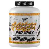 1 - V-SHAPE SUPPS V-Complex Pro Whey, 4.4 lb Kesar Badam