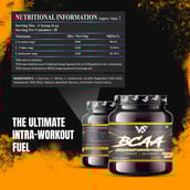 3 - V-SHAPE SUPPS BCAA Intra Workout Recovery Formula, 0.39 lb 30 Servings Juicy Mango