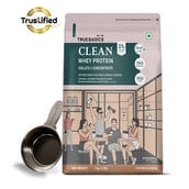 TrueBasics Clean Whey Protein (Isolate + Concentrate), 2.2 lb Coffee