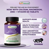 1 - Best Naturals Calcium, Magnesium, Zinc + Vitamin D3,  60 tablet(s)  Unflavoured 