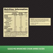 5 - ON (Optimum Nutrition) Instantized BCAA 5000,  0.55 lb  30 Servings  Fruit Punch 