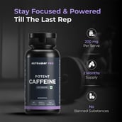 2 - Nutrabay Pro Potent Caffeine,  60 tablet(s)  Unflavoured 