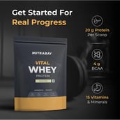 2 - Nutrabay Gold Vital Whey Protein,  2.2 lb  Kesar Kulfi 
