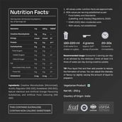 9 - Nutrabay Gold Micronised Creatine Monohydrate, Orange 0.55 lb