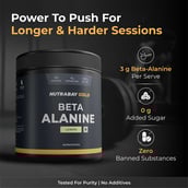 3 - Nutrabay Gold Beta Alanine,  Lemon  0.26 lb 