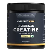 2 - Nutrabay Gold Micronised Creatine Monohydrate, Lemon 0.26 lb
