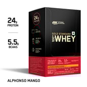 9 - ON (Optimum Nutrition) Gold Standard 100% Whey Protein, 5 sachets/pack Alphonso Mango