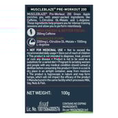 6 - MuscleBlaze PRE Workout 200,  0.22 lb  Green Apple 