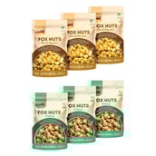 1 - TOKU MOKU Roasted Makhana Combo Pack, Pudina & Chaat Masala 6 Piece(s)/Pack