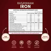 9 - Rasayanam Iron with Ferrous Bisglycinate,  60 tablet(s) 