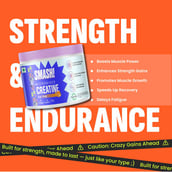 4 - Smash Hype Crate,  Rage Orange  0.26 lb