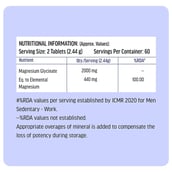 HealthKart HK Vitals Magnesium Glycinate 120 Tabs & Vitamin D3 60 caps Combo