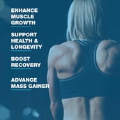 9 - Muscle Trail Advanced Mass Gainer,  6.6 lb  Coconut Banana 