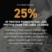 2 - Kaged Muscle Whey Protein Isolate, 1.81 lb Chocolate