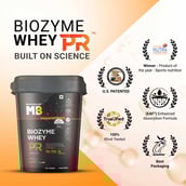 4 - MuscleBlaze Biozyme Whey PR,  8.8 lb  Chocolate Fudge