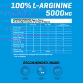 6 - Muscle Trail L-Arginine Unflavoured,  0.33 lb 